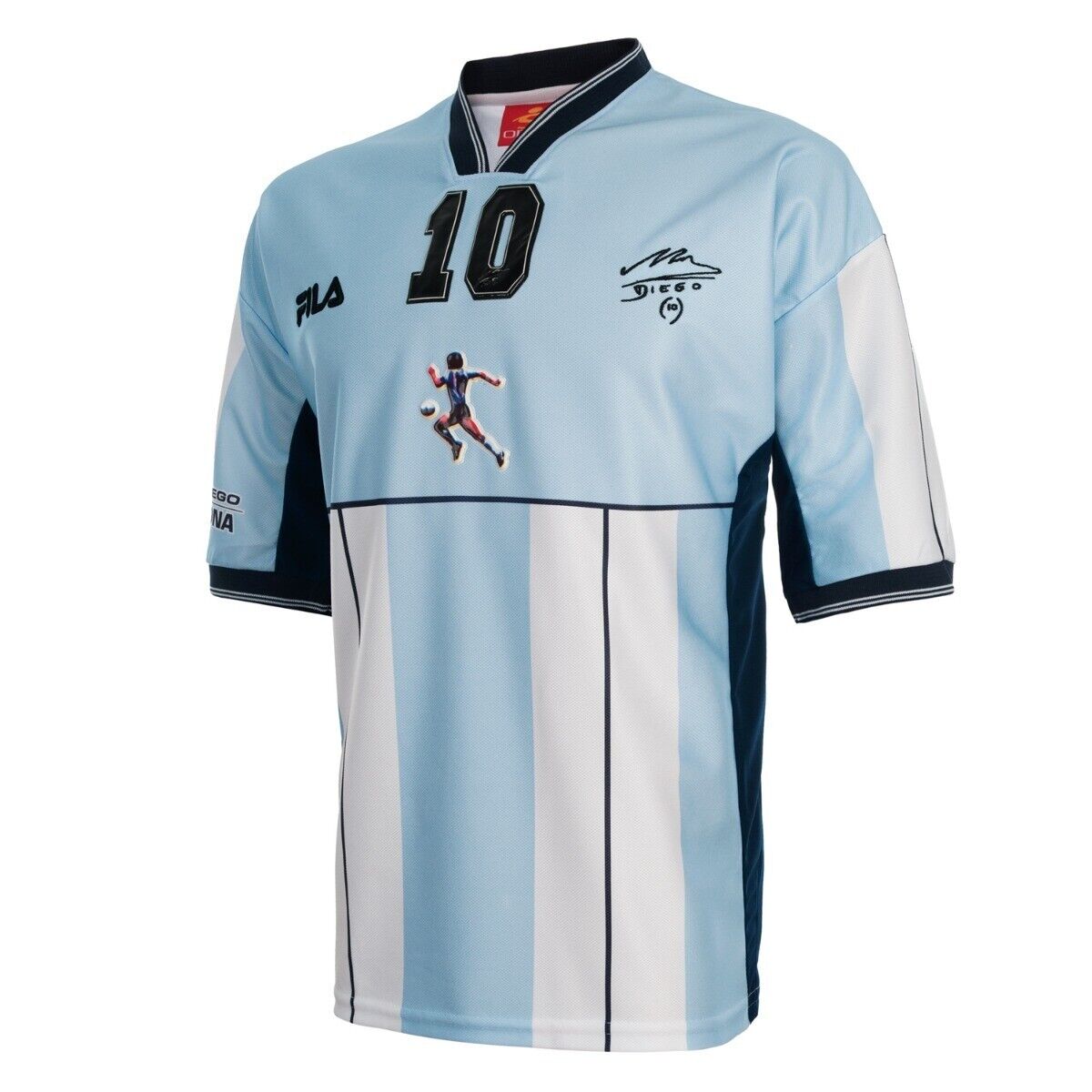 Maradona Fila Tribute Match 2001 Open Sport Soccer Jersey