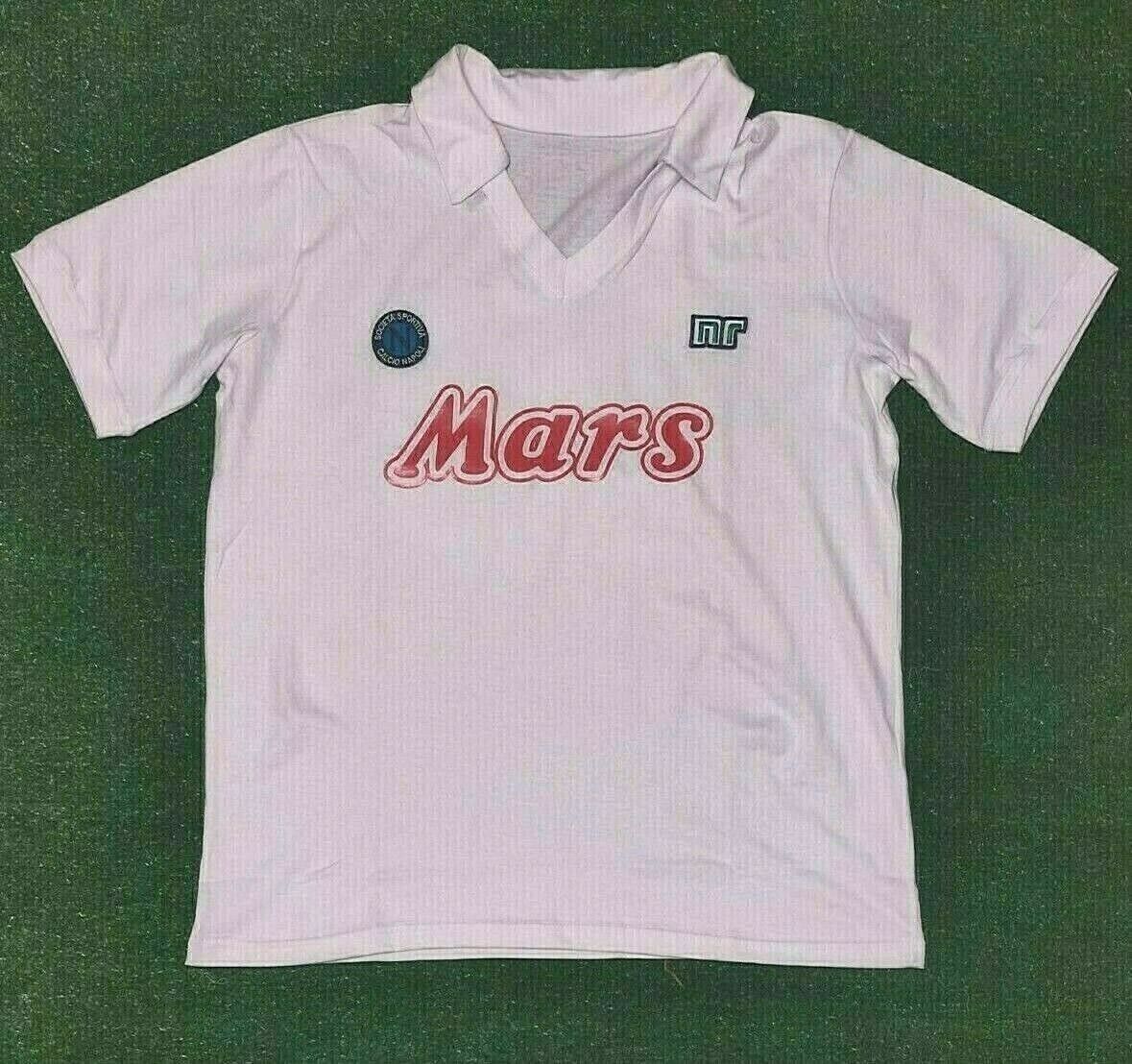 Napoli Maradona Mars 1987/88 Retro Soccer Jersey Away