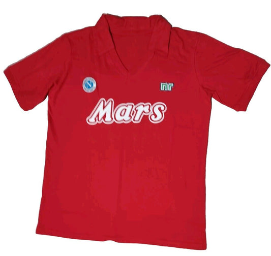 Napoli Maradona Mars 1988 Retro Soccer Jersey Away Sewn in numbering
