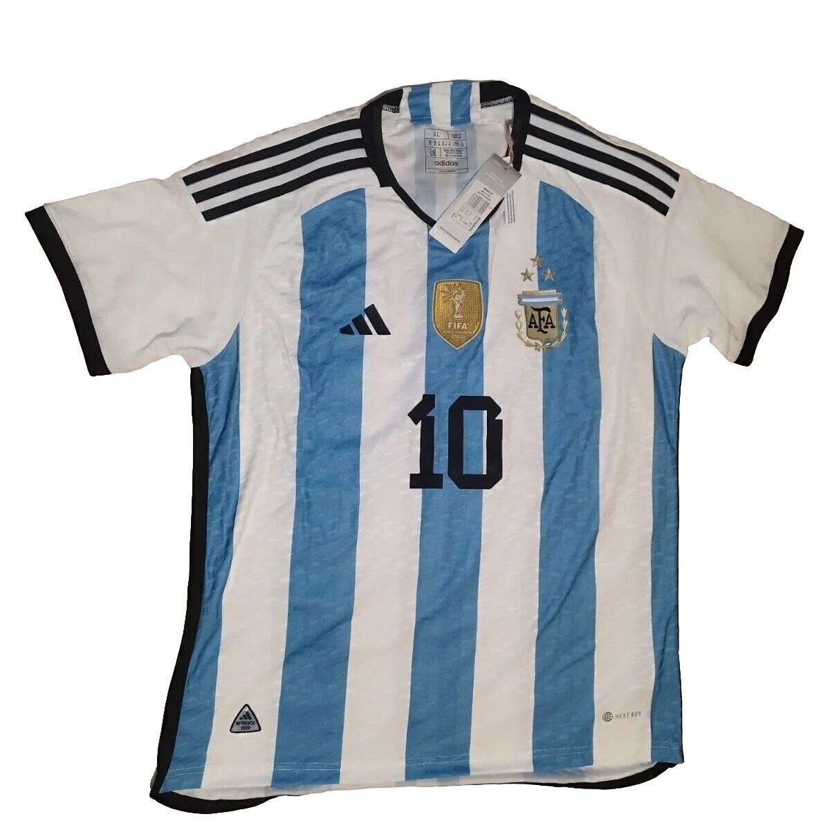 Argentina 2023 Soccer Jersey Home Adidas Champions Qatar 2022