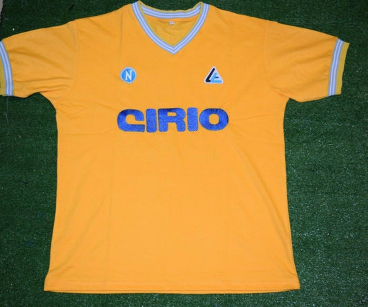 Napoli Cirio Maradona 1984 Retro Away Soccer Jersey