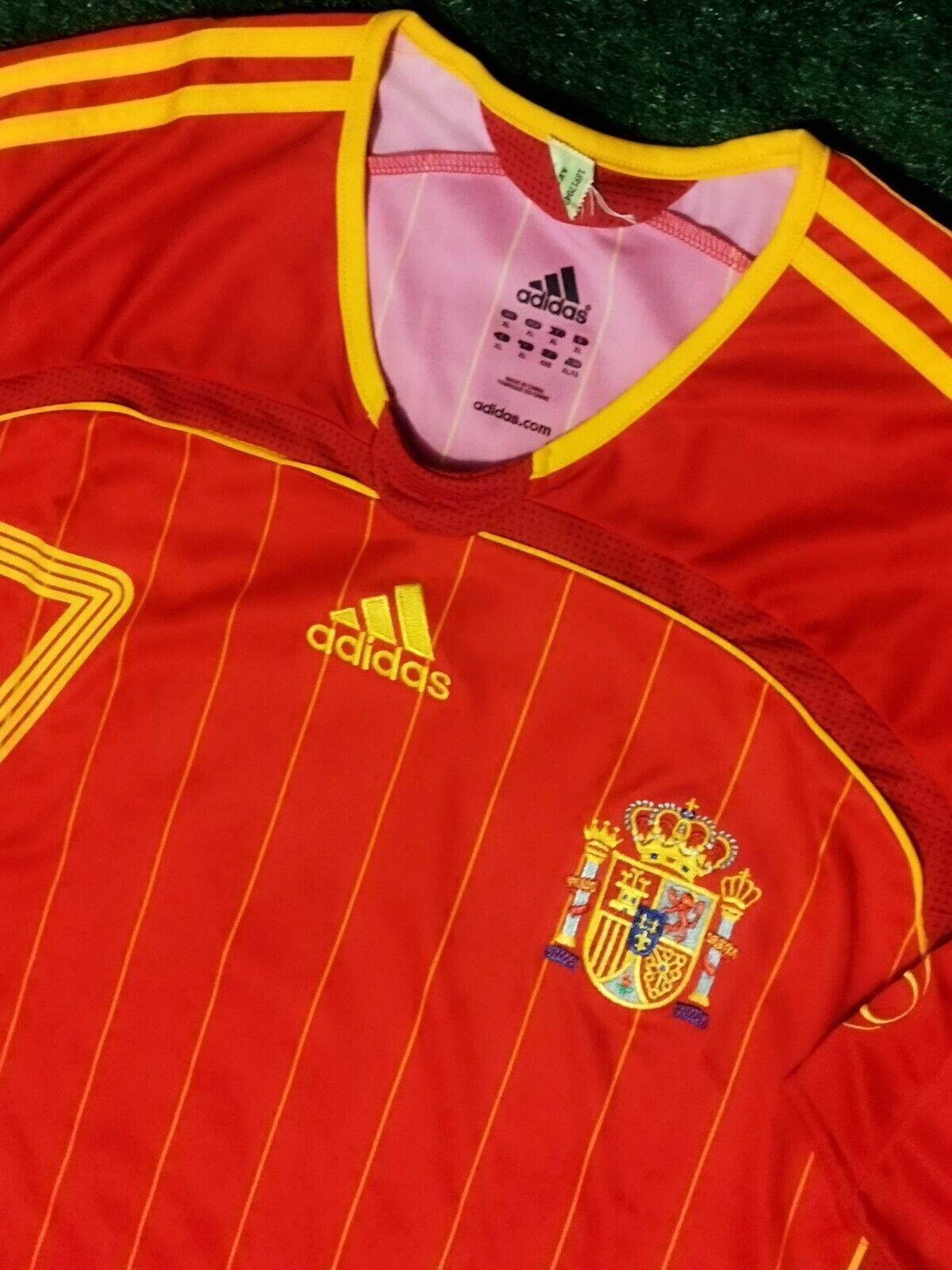 Spain 2006 Home Soccer Jersey RAUL 7