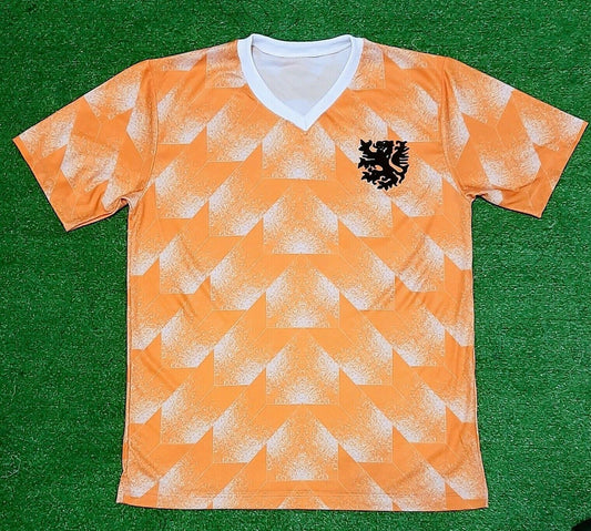 Netherlands Van Basten Gullit Retro Soccer Jersey