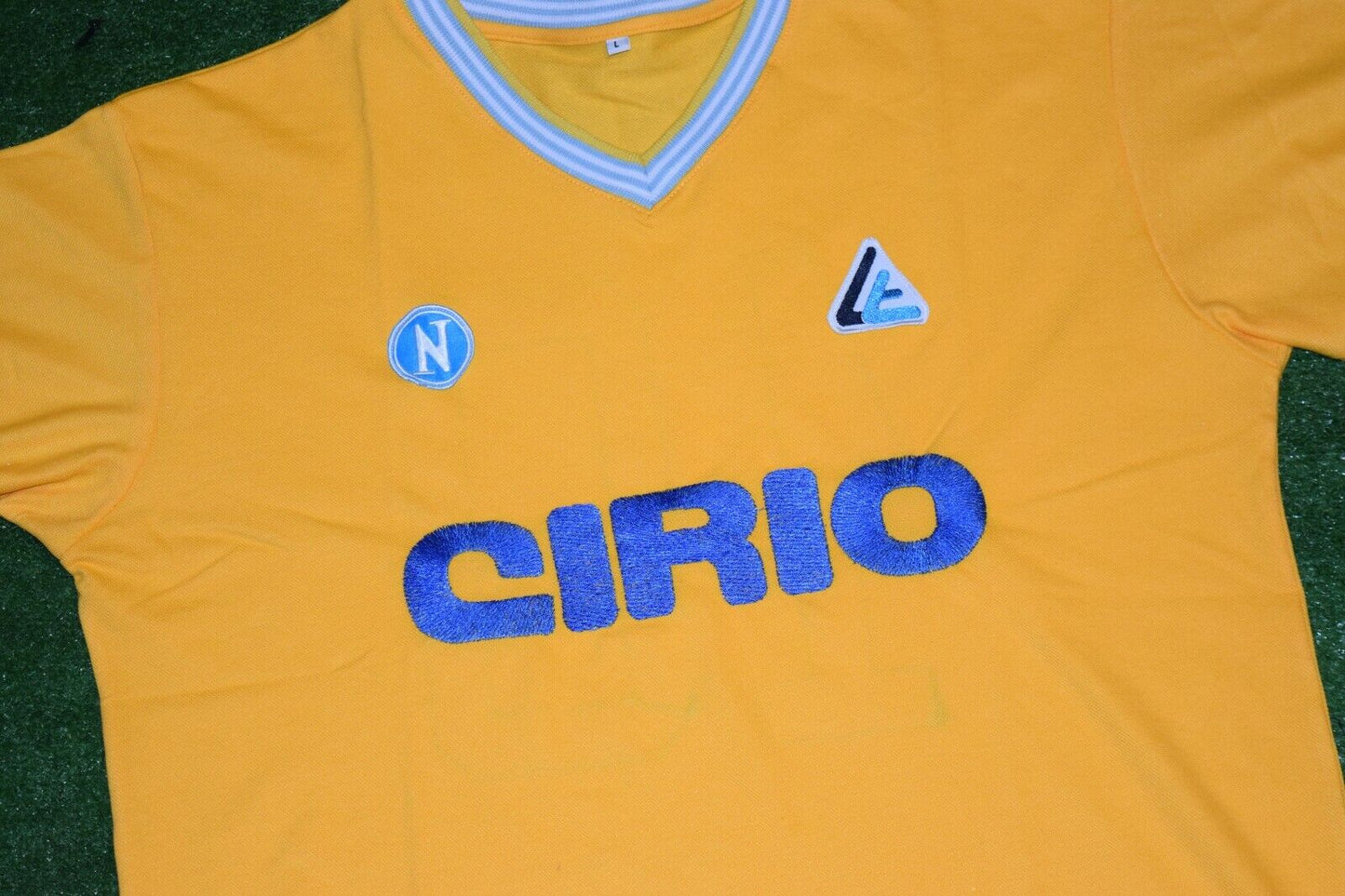 Napoli Cirio Maradona 1984 Retro Away Soccer Jersey