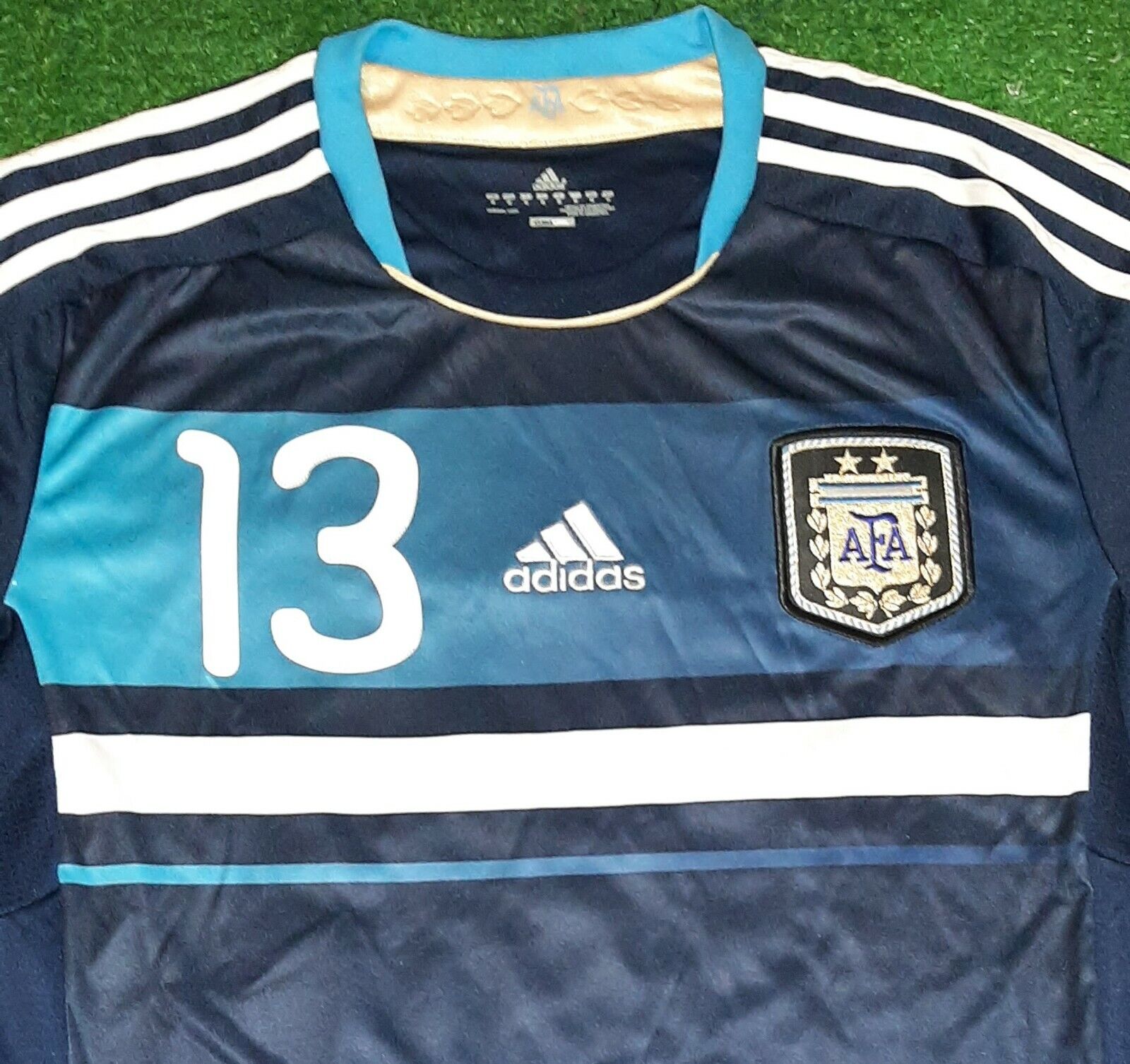 Argentina Away Jersey 2011 Adidas Number 13 Frendly Match Size M Climacool