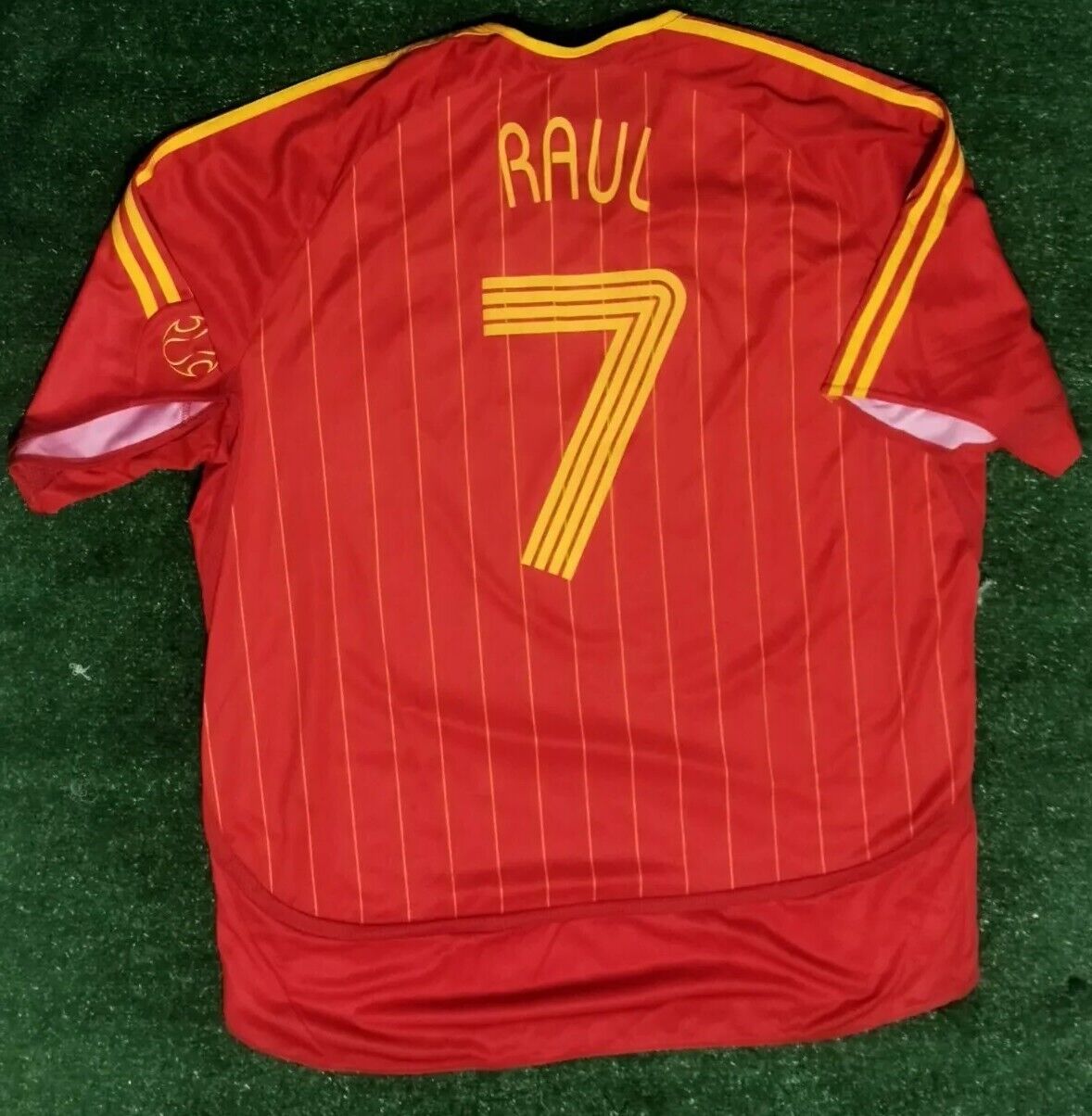 Spain 2006 Home Soccer Jersey RAUL 7