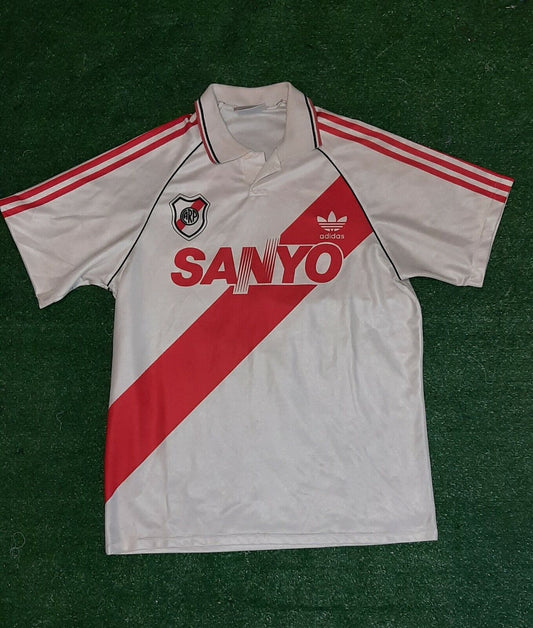 River Plate 1994 Sanyo Soccer Jersey Size 2 / M
