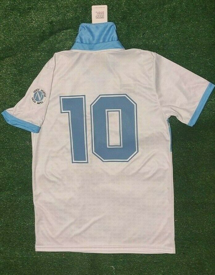 Maradona Napoli Mars Retro Soccer Jersey Shirt 1990/1991 White