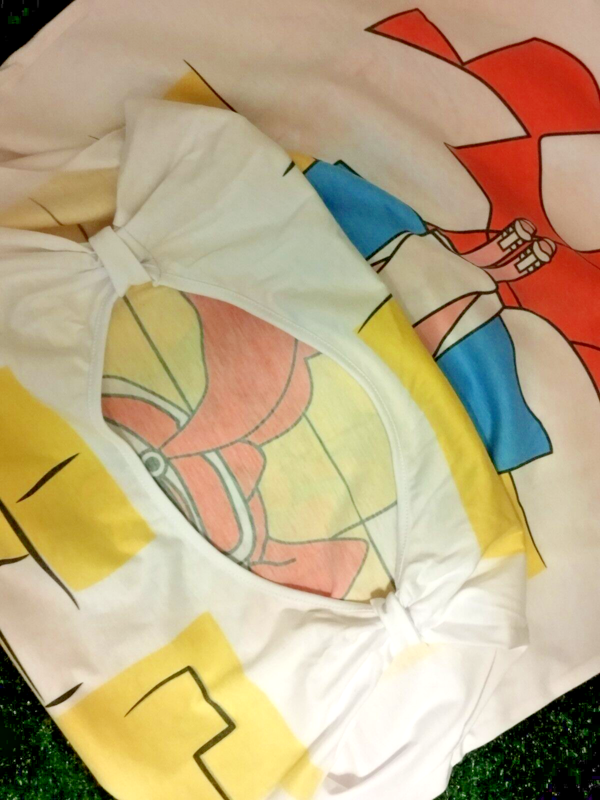 Freddie Mercury Tank Top Betty Boop scissors cut Live At Wembley Magic Tour