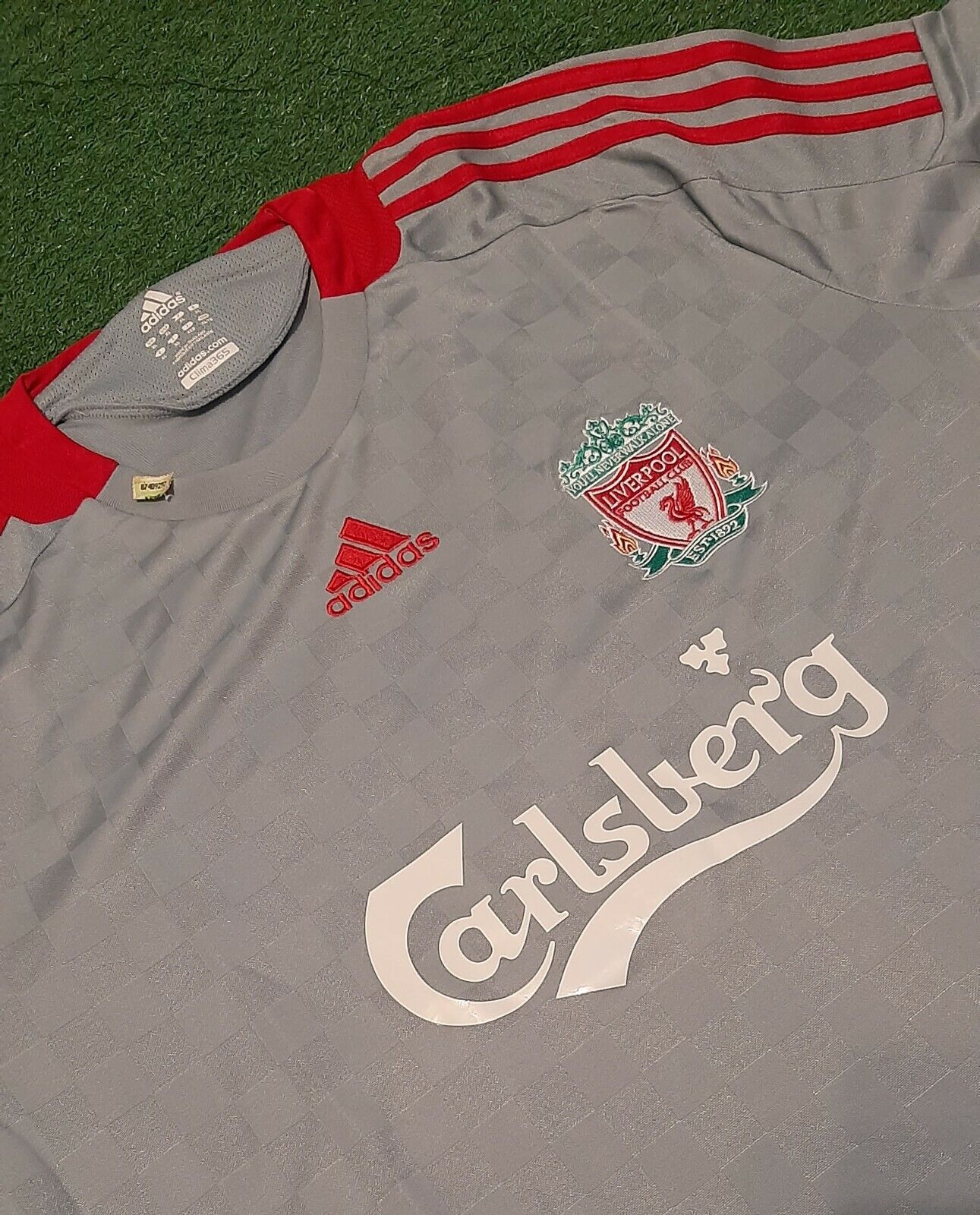 LIVERPOOL ENGLAND 2008/2009 AWAY FOOTBALL SHIRT JERSEY ADIDAS S/M/L