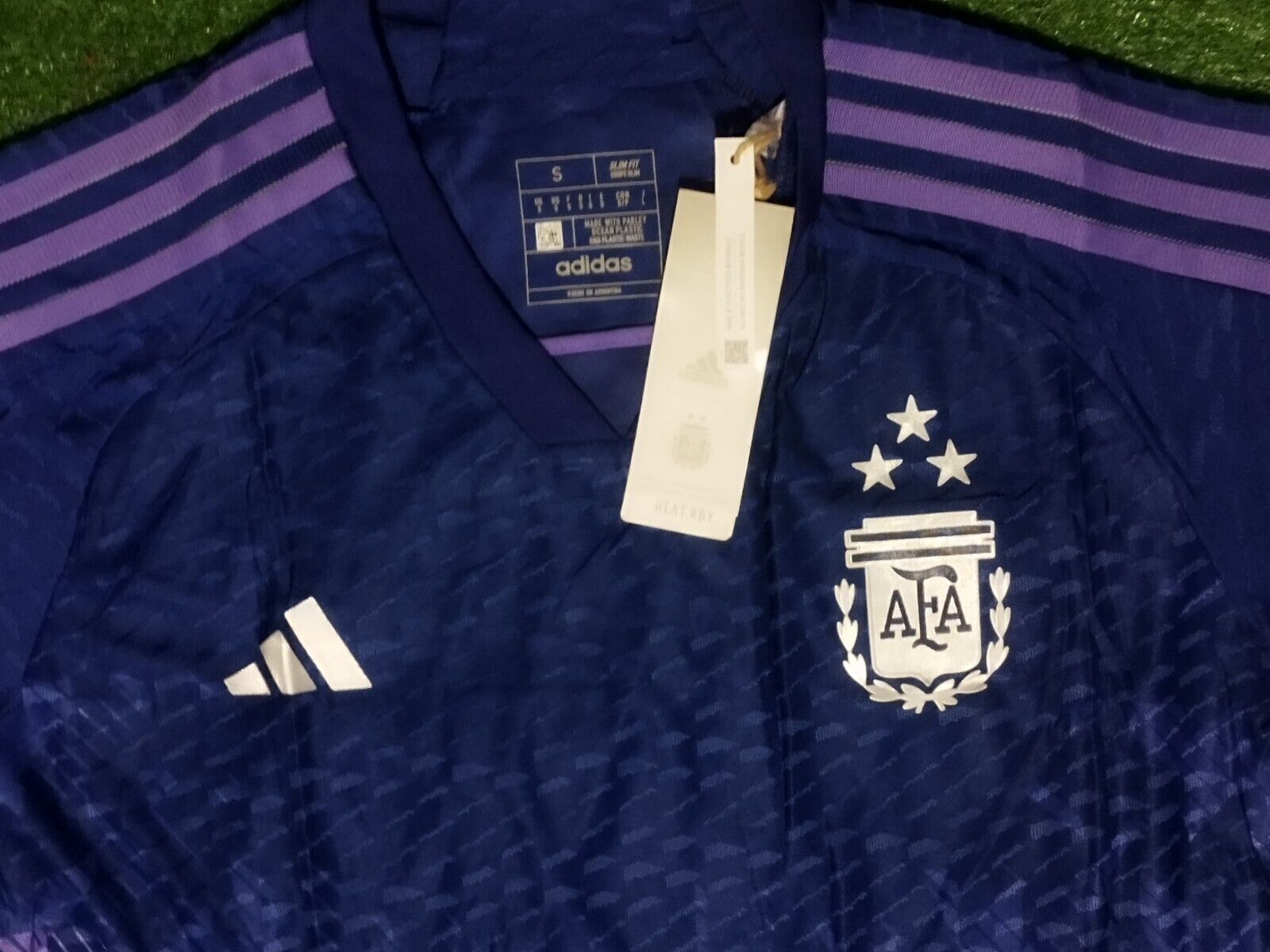 Argentina 2023 Soccer Jersey Away Adidas Champions Qatar 2022