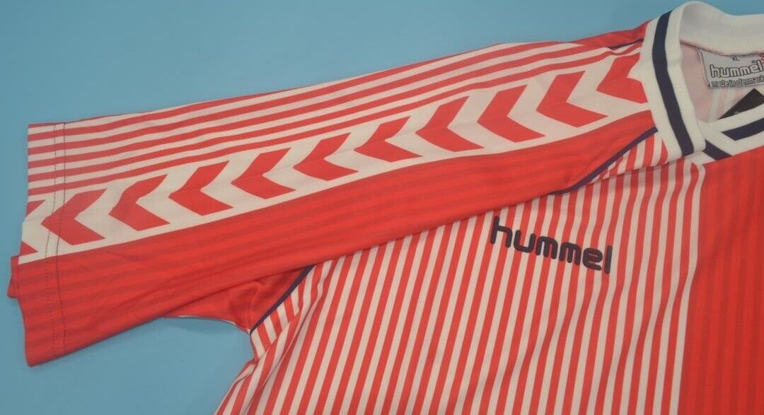 Denmark 1986 Home Retro Soccer Jersey