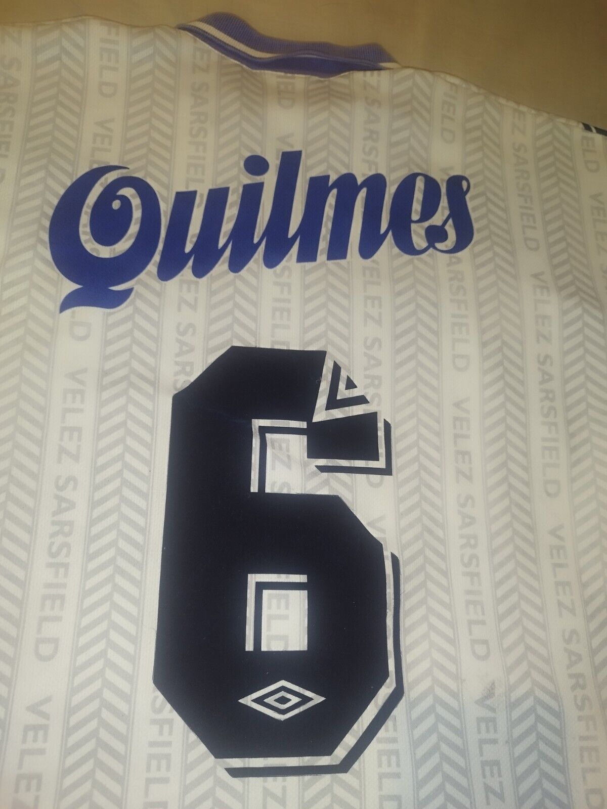 Vélez Sarsfield 1996 Pellegrino #6 Soccer Jersey football shirt