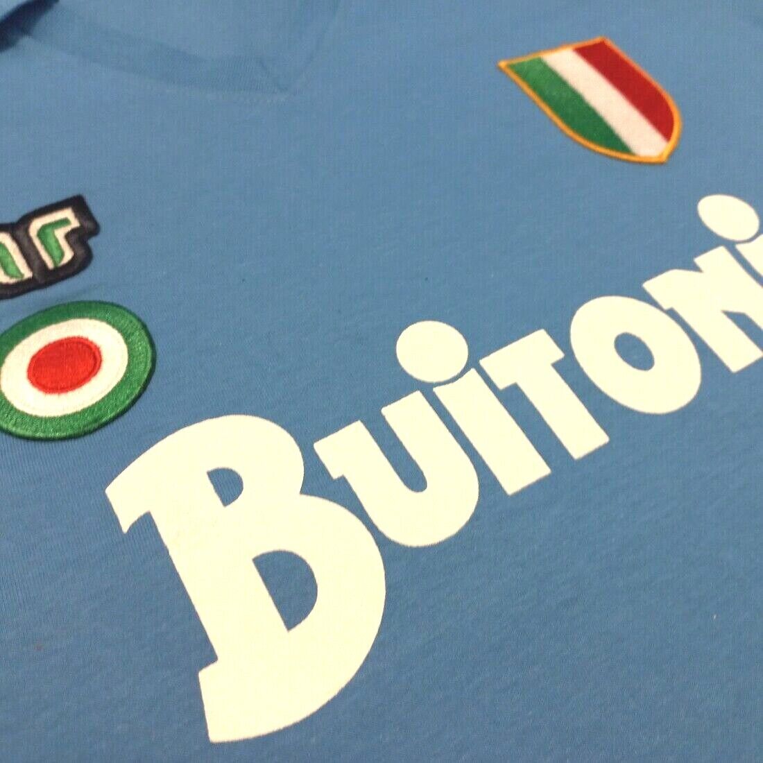 Maradona Napoli Buitoni Campioni 1987/88 Retro Soccer Jersey