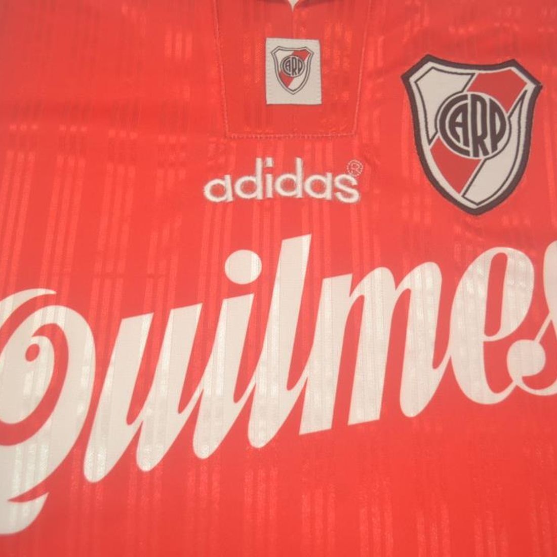 River Plate 1996 Quilmes Retro Adidas Soccer Jersey