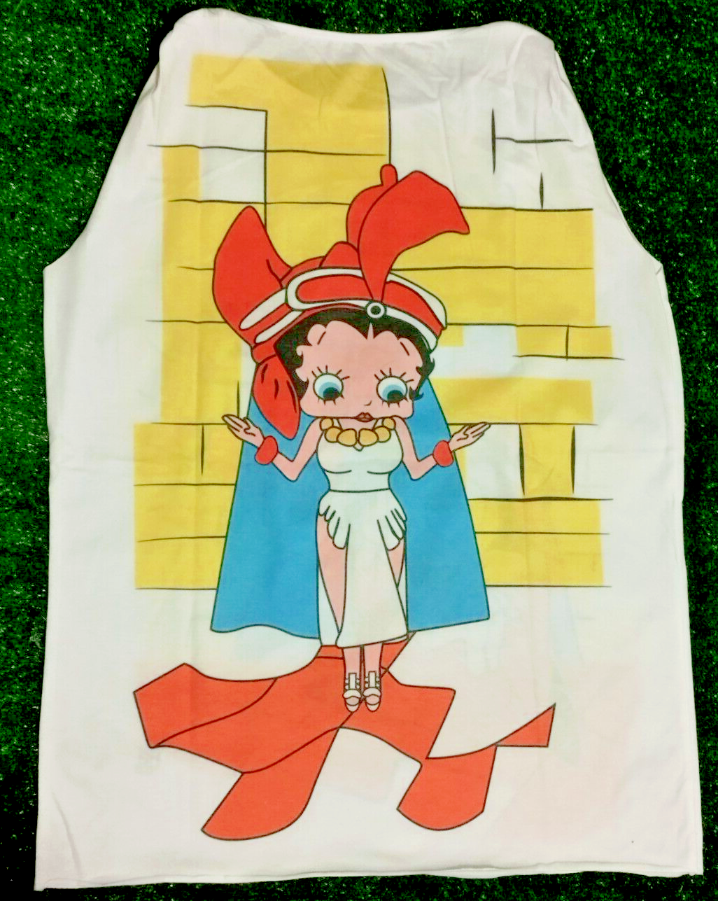 Freddie Mercury Tank Top Betty Boop scissors cut Live At Wembley Magic Tour