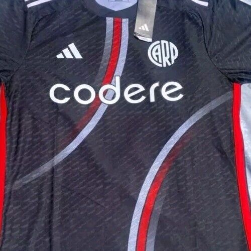 River Plate 2024 Away Soccer Jersey Aeroready Argentina Long Sleeves