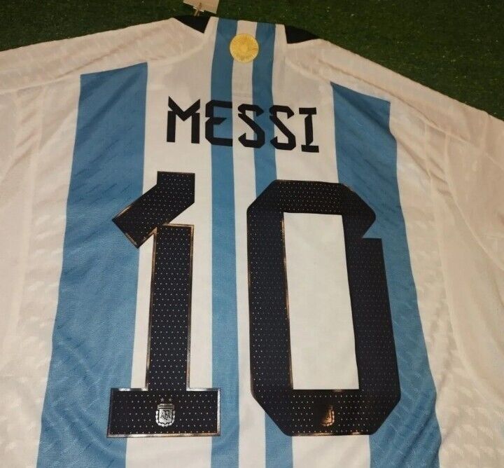 Argentina 2023 Soccer Jersey Home Adidas Champions Qatar 2022