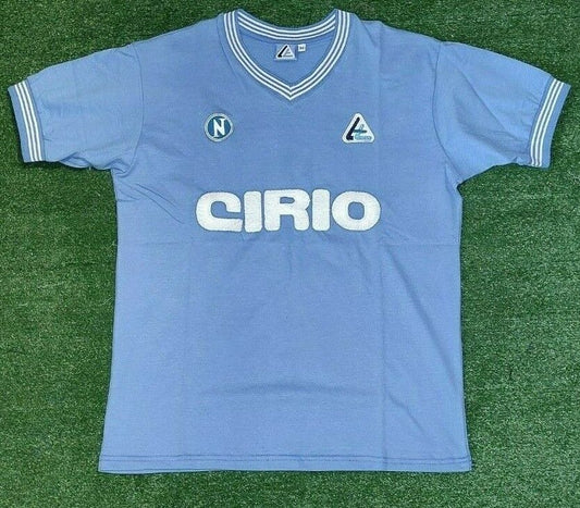 Napoli Cirio Maradona 1984 Retro Soccer Jersey Home