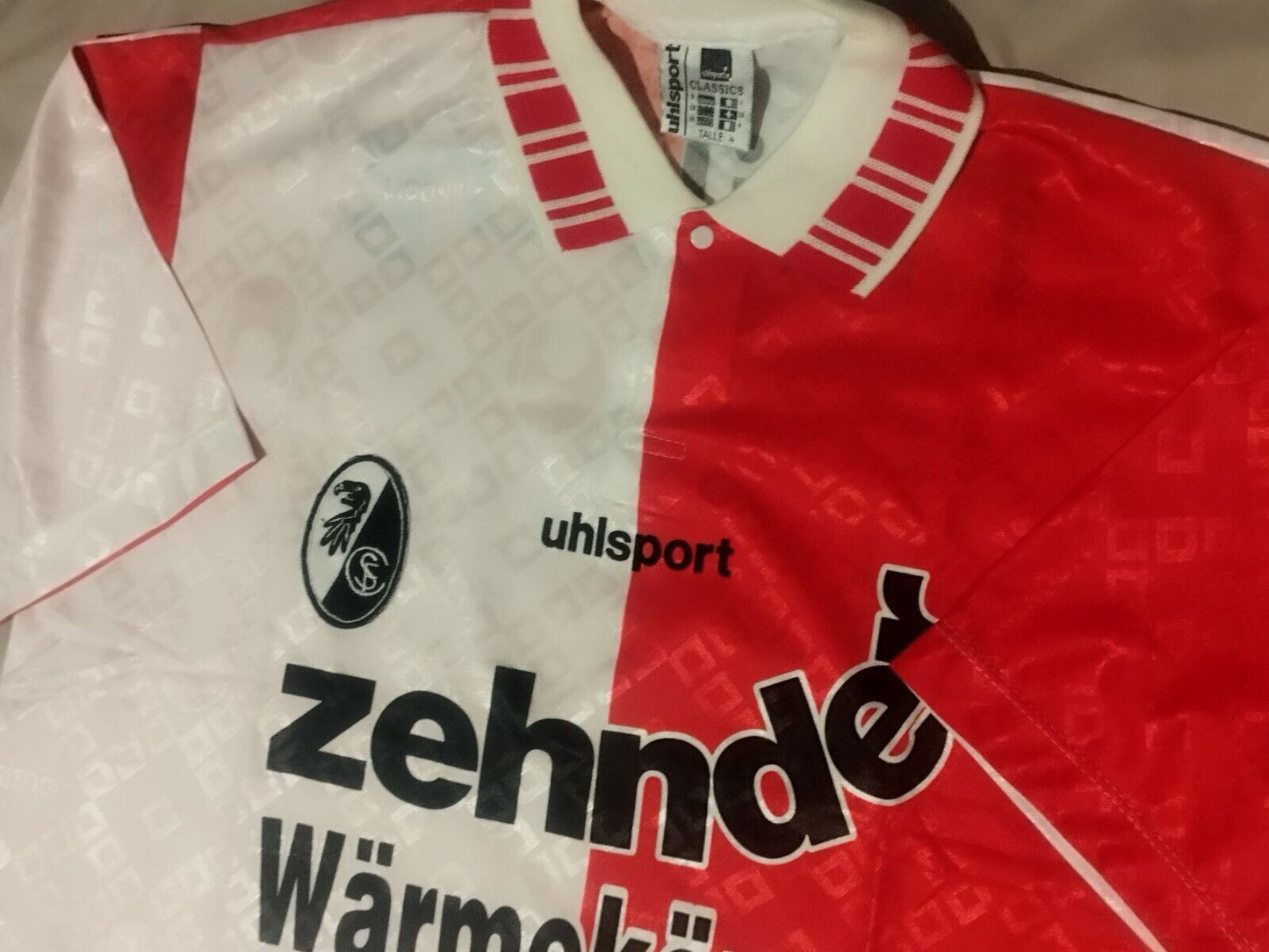 Freiburg Germany Uhlsport 1996 Soccer Jersey Trikot