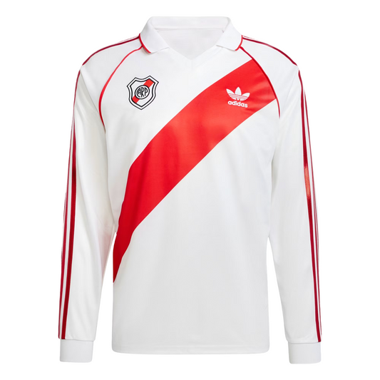 River Plate 1994 Home Soccer Jersey Long Sleeves