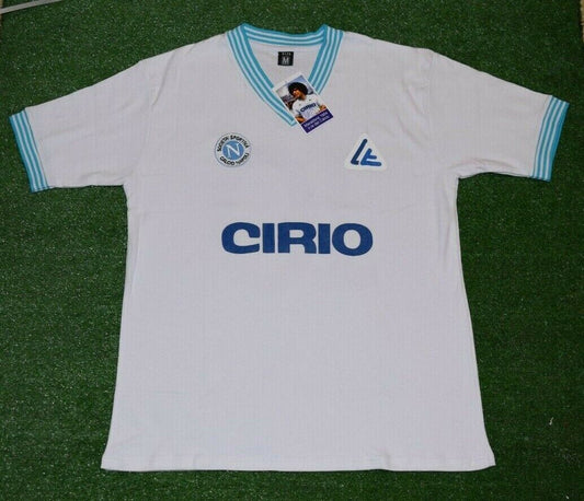  Maradona Napoli Cirio 1984 Retro Soccer Jersey 