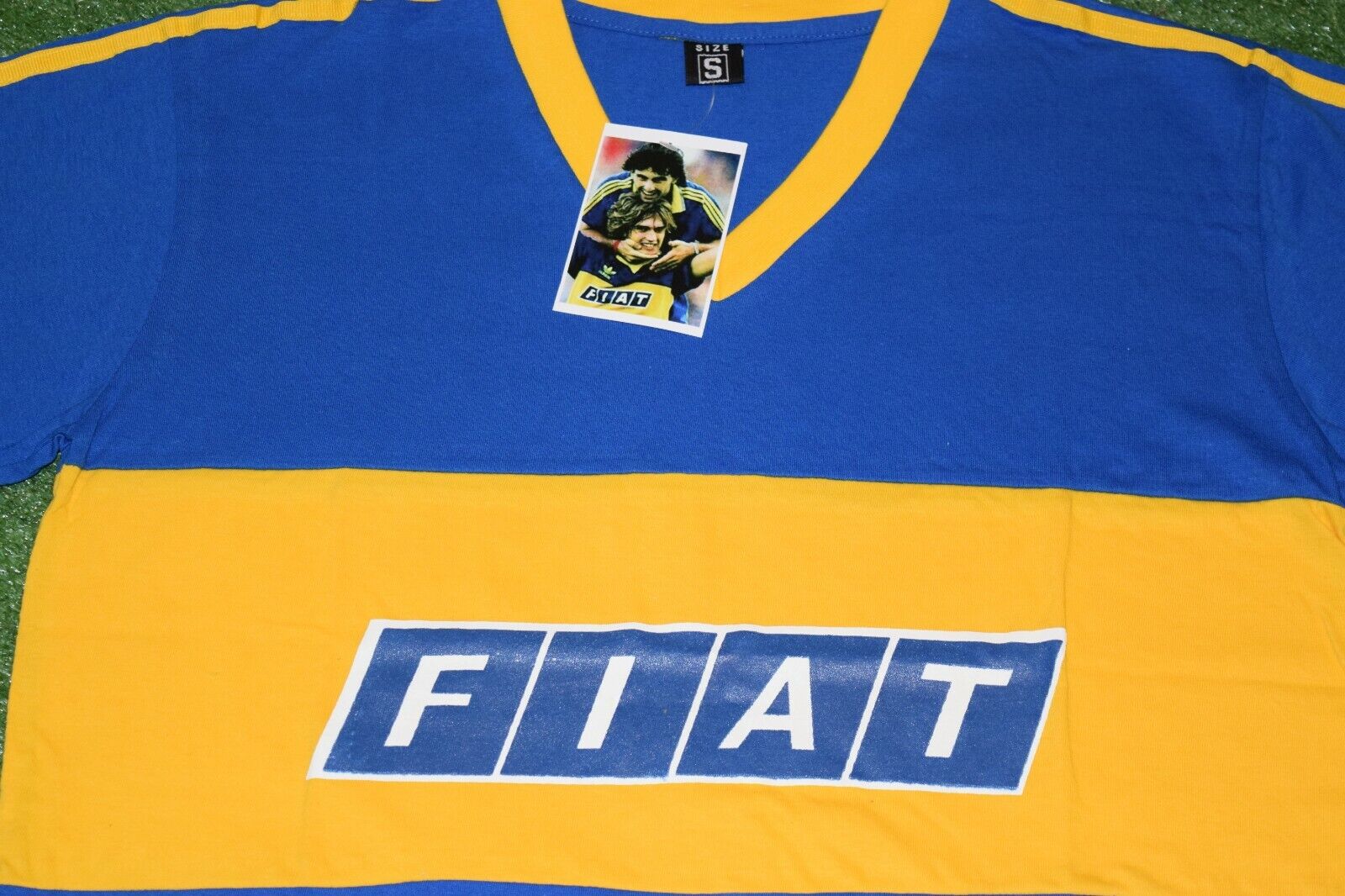 Boca Juniors Retro Soccer Jersey Fiat 1990 / 91