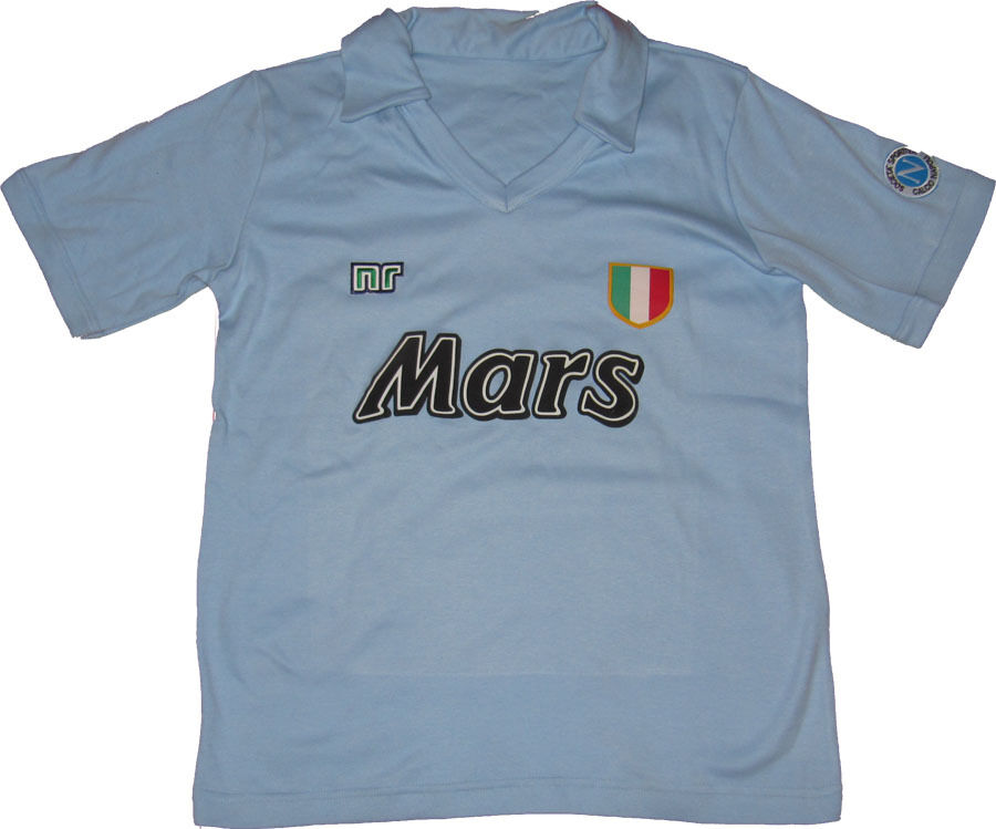 Maradona Napoli Mars Retro Scudetto 1988 Soccer Jersey