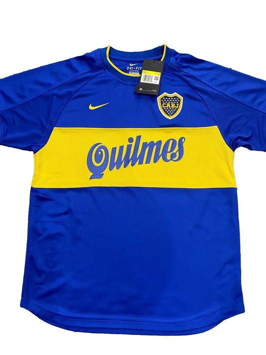 Boca Juniors 2000 Quilmes Retro Soccer Jersey