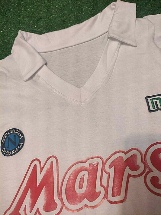 Napoli Maradona Mars 1987/88 Retro Soccer Jersey Away