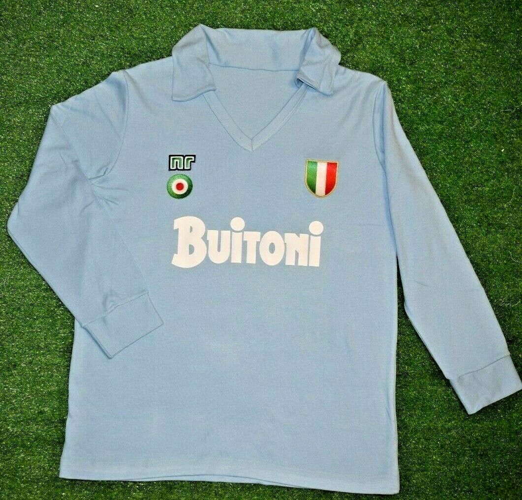 Napoli Maradona Retro Soccer Jersey Campioni 87/88