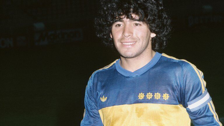 Boca Juniors Maradona 1981 Retro Soccer Jersey Argentina