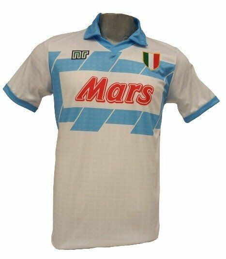 Maradona Napoli Mars Retro Soccer Jersey Shirt 1990/1991 White