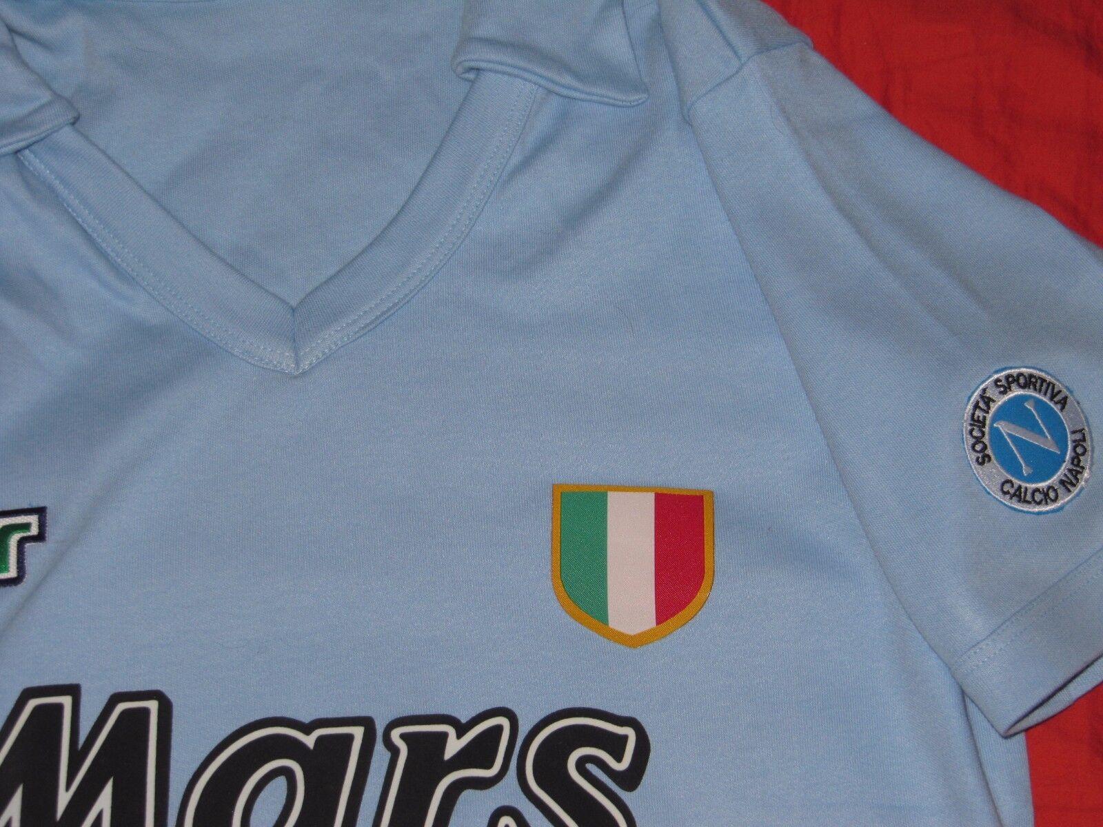 Maradona Napoli Mars Retro Scudetto 1988 Soccer Jersey