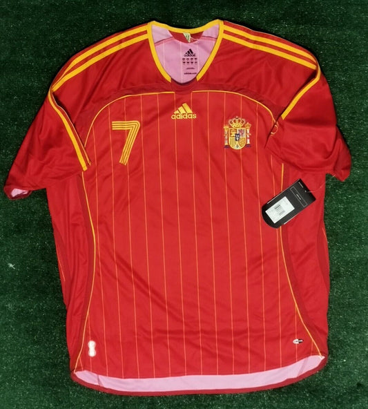 Spain 2006 Home Soccer Jersey RAUL 7