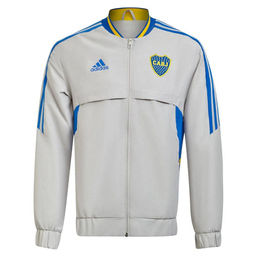 Boca Juniors Anthem Jacket Adidas Soccer Training Argentina