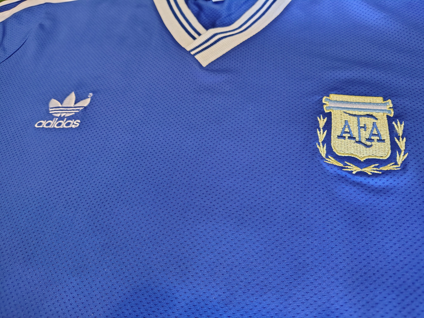 Argentina Away Retro Soccer Jersey 1990 Maradona