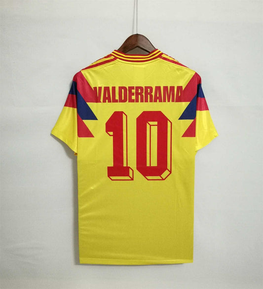 Colombia Valderrama 1990 Retro Soccer Jersey